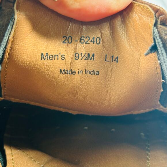 Johnston Murphy 20-6240 Brown Leather‎ Slip On Loafers Men’s 9.5M - Picture 6 of 10